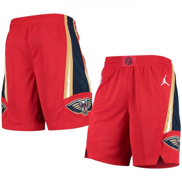 New Orleans Pelicans NBA Shorts Jordan 2022-23 Statement Edition Swingman - Herren